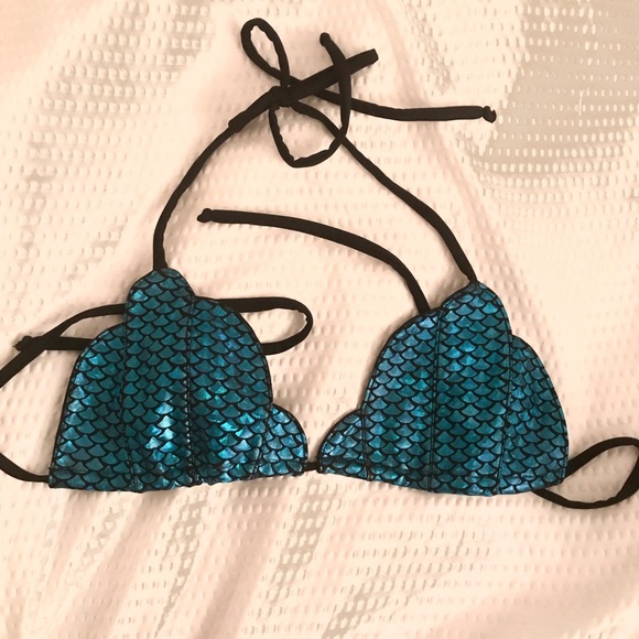 Other - Lali + Layla Mermaid Top Metallic Blue SMALL